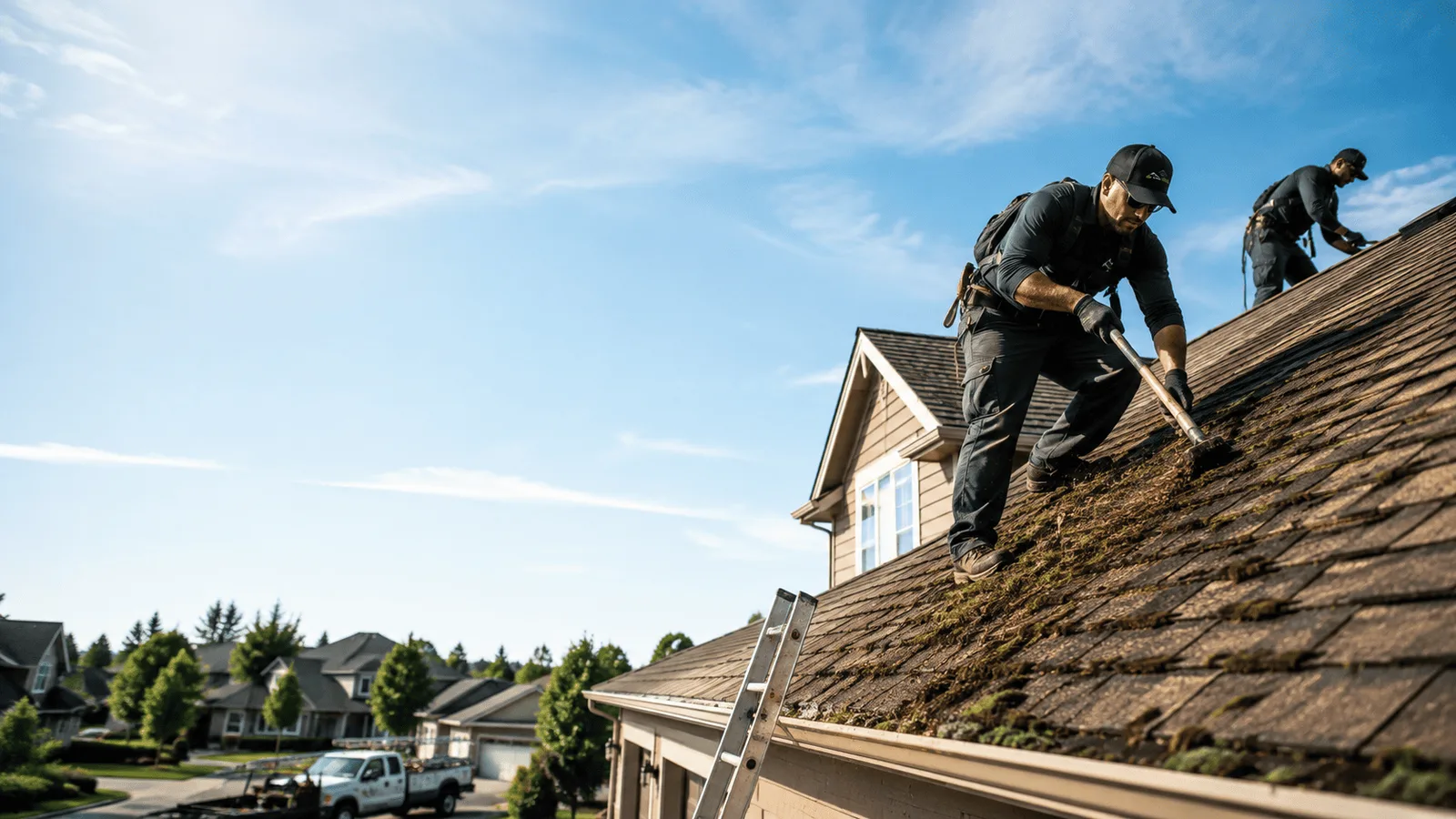 Roof Moss Removal in Worthington, OH near me